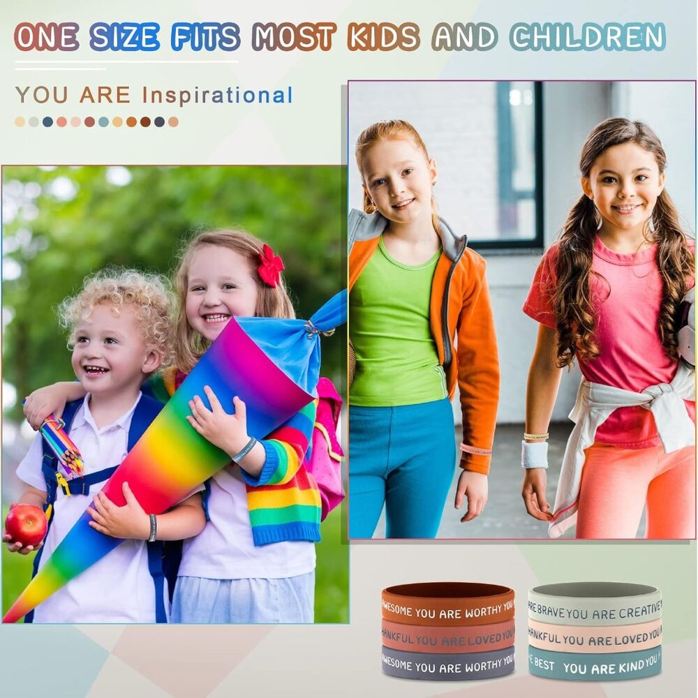 Your choice of 1 Affirmation Silicone Bracelet - Picture 5 of 6
